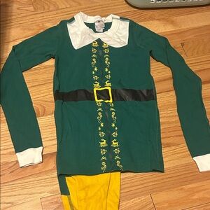 ELF Green and Yellow Holiday Hanna Pajamas